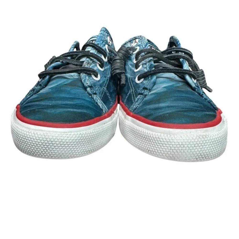 Sperry x Jaws Movie Universal ‎ Slip On Boat Shoes Sneaker Shark Ocean Size 7M